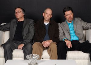 Art (l to r) Mark Scharf as Marc, Eric C. Stein as Yvan, and Steven Shriner as Serge.