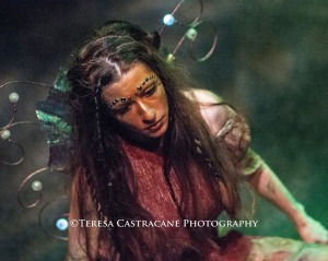 Kelsey Painter as Peaseblossom in A Midsummer Night's Dream at Chesapeake Shakespeare Company