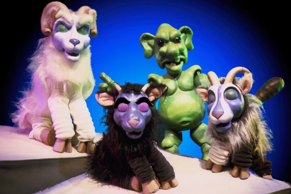 The Three Billy Goats Gruff at The Puppet Company in Glen Echo Park