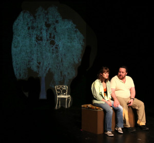 Sarah (L- Kathryn Zoerb) and Mike (R- Lance Lewman)  