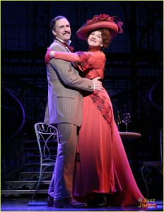 Howard McGillin (left) as Honore and Victoria Clark (right) as Mamita in Gigi