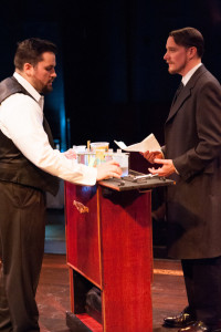 Jekyll (L- Ryan Wagner) and John Utterson (R- Brian S. Kraszewski) 