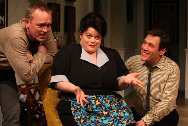 Robert (Left- J. McAndrew Breen) Bertha (Center- Anne Vandercook) and Bernard (Right- Jason Damaso)