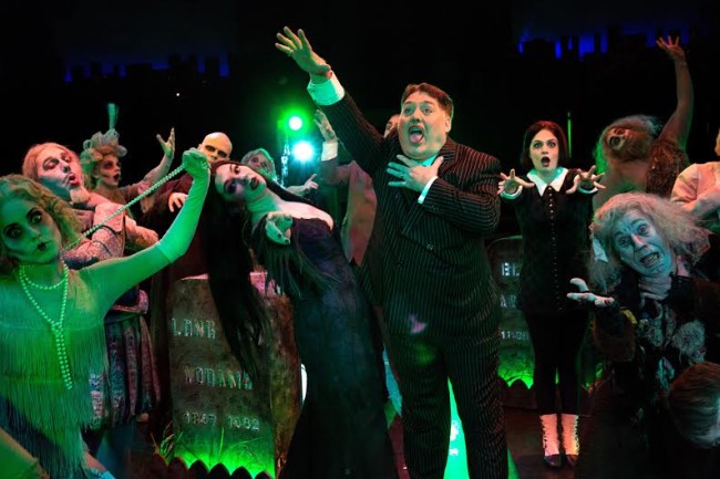 The Addams Family dance out Rigor Mortis and the Death Rattle in "When You're an Addams" 