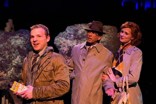 The Beineke Family: (L to R) Lucas (AJ Whittenberger) Mal (Darren McDonnell) and Alice (Elizabeth Rayca) 