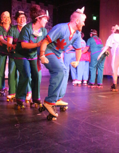 Intensive Care Unit skaters in "Intensive Care with Prince Joshy Josh" in Fluid Movement's That’s BaltAmoŕe