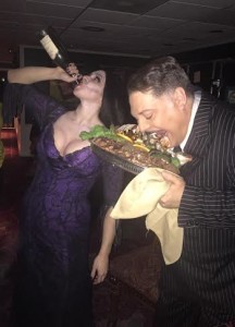 Morticia and Gomez Addams prepare for their full disclosure