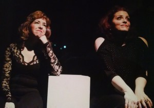 Jennifer Viets (left) and Alyson Shirk (right) sing "If Mamma Were Married" in Side by Side by Sondheim