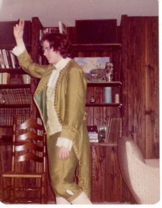 Andrew Horn as John Dickinson in New Youth Performing Theatre's production of 1776 at age 15