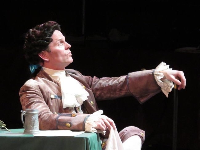 Dan Felton as Edward Rutledge in 1776 at Toby's Dinner Theatre