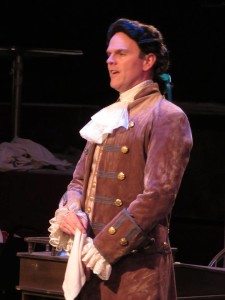 Dan Felton as Edward Rutledge in 1776 at Toby's Dinner Theatre