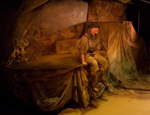 Erin Hanratty as Him in Dry Bones Rising by Cecelia Raker at Venus Theatre
