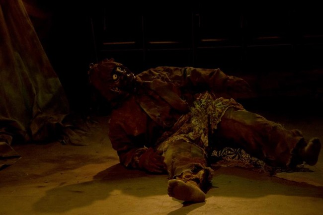 Allison Turkel as Mudman in Dry Bones Rising by Cecelia Raker at Venus Theatre