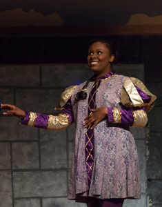 Renata Hammond as The Minstrel in Once Upon a Mattress