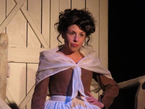 Santina Maiolatesi as Abigail Adams in 1776 at Toby's Dinner Theatre