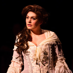 MaryKate Brouillet as Martha Jefferson in 1776 at Toby's Dinner Theatre