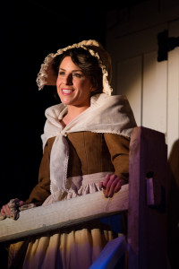 Santina Maiolatesi as Abigail Adams in 1776 at Toby's Dinner Theatre