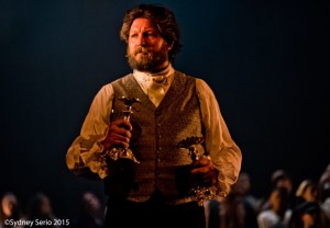 Lee Lewis as Jean Valjean in Les Miserables at Milburn Stone Theatre