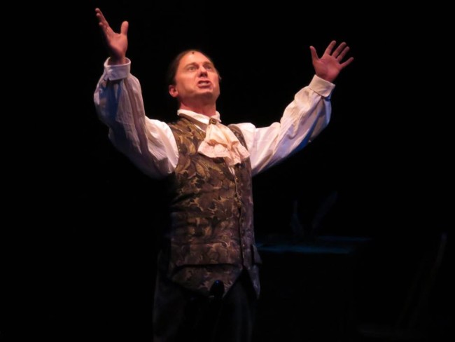 Jeffrey Shankle as John Adams in 1776 at Toby's Dinner Theatre