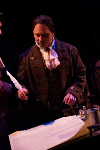 Jeffrey Shankle as John Adams in 1776 at Toby's Dinner Theatre