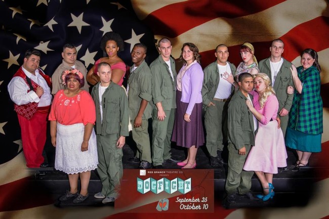The Marines of Dogfight at Red Branch Theatre Company