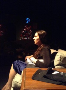 Melanie Pino-Elliot in Forsaken Angels at Wolfpack Theatre Company