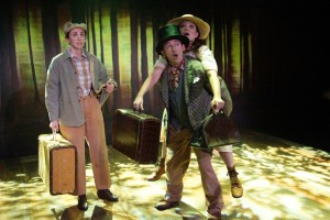 Teresa Spencer, Gary DeBreuil and Renata Plecha in Annapolis Shakespeare Company’s AS YOU LIKE IT.