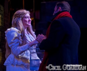 Christy Wyatt (left) as Johanna and Brendan Sheehan (right) as Anthony in Sweeney Todd