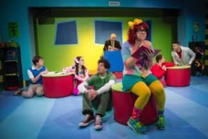 The cast of Junie B. Jones in Jingle Bells, Batman Smells at MET's Fun Company