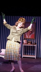 Shannon Wollman as Lita Encore in Ruthless! The Musical at Dundalk Community Theatre