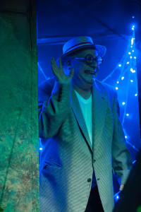 Glen Charlow as R.R. Snavely in A Tuna Christmas at Spotlighters Theatre