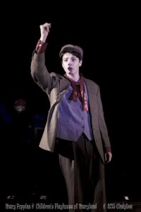 Charlie Holt as Bert in Mary Poppins at Children's Playhouse of Maryland