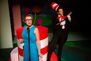 Jaclyn Young and Ben Cherington in Seussical at NextStop Theatre