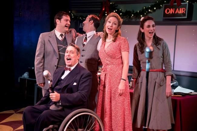 The cast of It's a Wonderful Life: A Live Radio Play at Annapolis Shakespeare Company