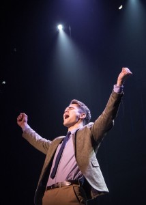 Austin Colby (Tony) in West Side Story at Signature Theatre.