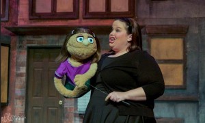 Amy Haynes as Kate Monster in Avenue Q at Phoenix Festival Theater Company