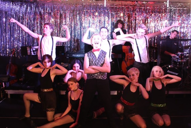 The ensemble of Cabaret at The Highwood Theatre