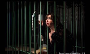 Artistic Director Deborah Randall as Citrona in Fur at Venus Theatre