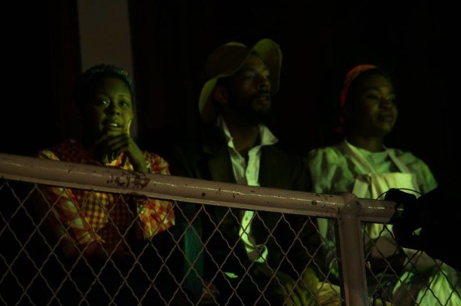 Monique Ingram (left) as Harry, Madison Sowell (center) as Maddox and Trustina Fafa Sabah (right) as Shilo