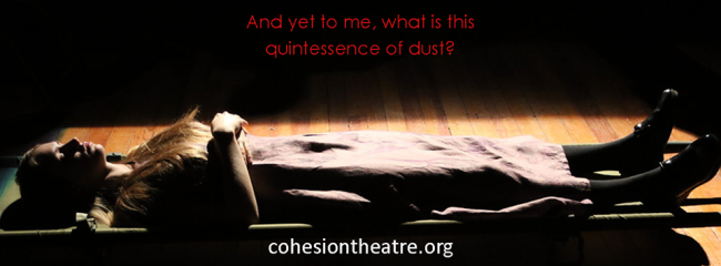 Sarah Lamar as Ophelia in Hamlet at Cohesion Theatre Company