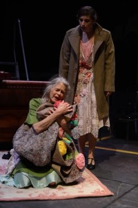 Nancy Linden (left) and Lauren Saunders (right) in Something Like Jazz Music at Single Carrot Theatre