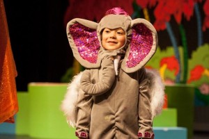 Parker Napp as The Elephant Bird in Seussical The Musical at Charm City Players