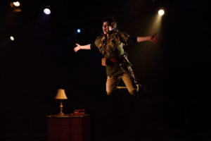 MaryKate Brouillet as Peter Pan in Peter Pan at Toby's Dinner Theatre of Columbia