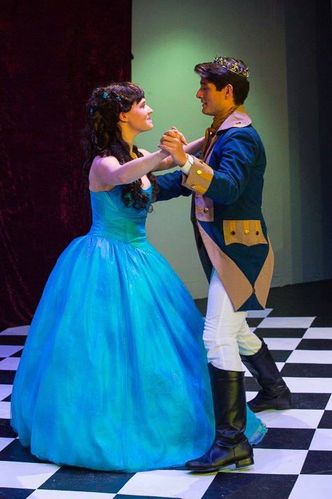 Shelly Hierstetter (left) as Cinderella and Daniel Valentin-Morales (right) as Prince Champion in the MET Fun Company production of Cinderella
