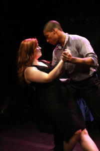 Jessie Pool (left) as Annabelle and Tim German (right) as Clyde in Letters, by Justin Lawson Isett