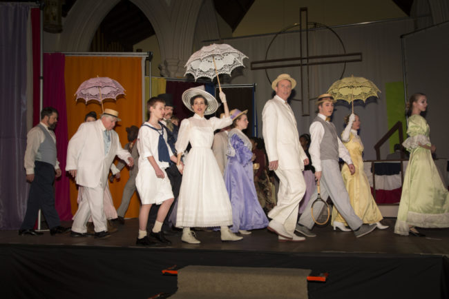 The company of Ragtime at Memorial Players in Bolton Hill