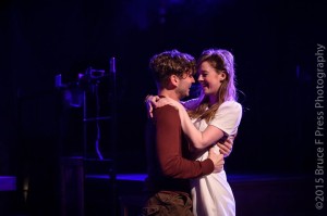 Patrick Burr (left) as Anthony and Laura Whittenberger (right) as Joanna in Sweeney Todd