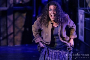 Santina Maiolatesi as The Beggar Woman in Sweeney Todd at Red Branch Theatre Company