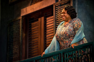 Kelli Blackwell as The Vocal Performer in A Streetcar Named Desire at Everyman Theatre