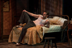 Danny Gavigan as Stanley Kowalski in A Streetcar Named Desire at Everyman Theatre